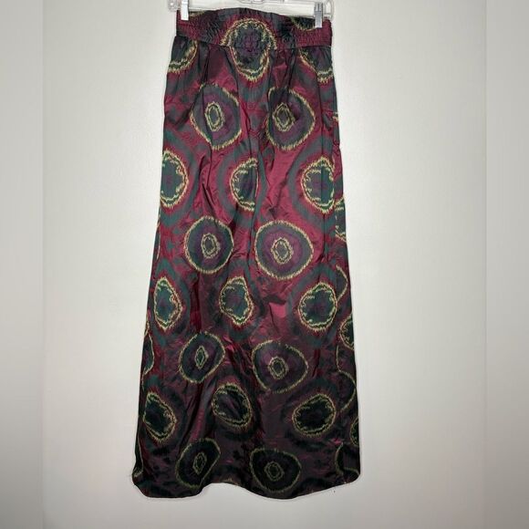Alexandra Lind for Fiandaca Printed Maxi Skirt Vintage